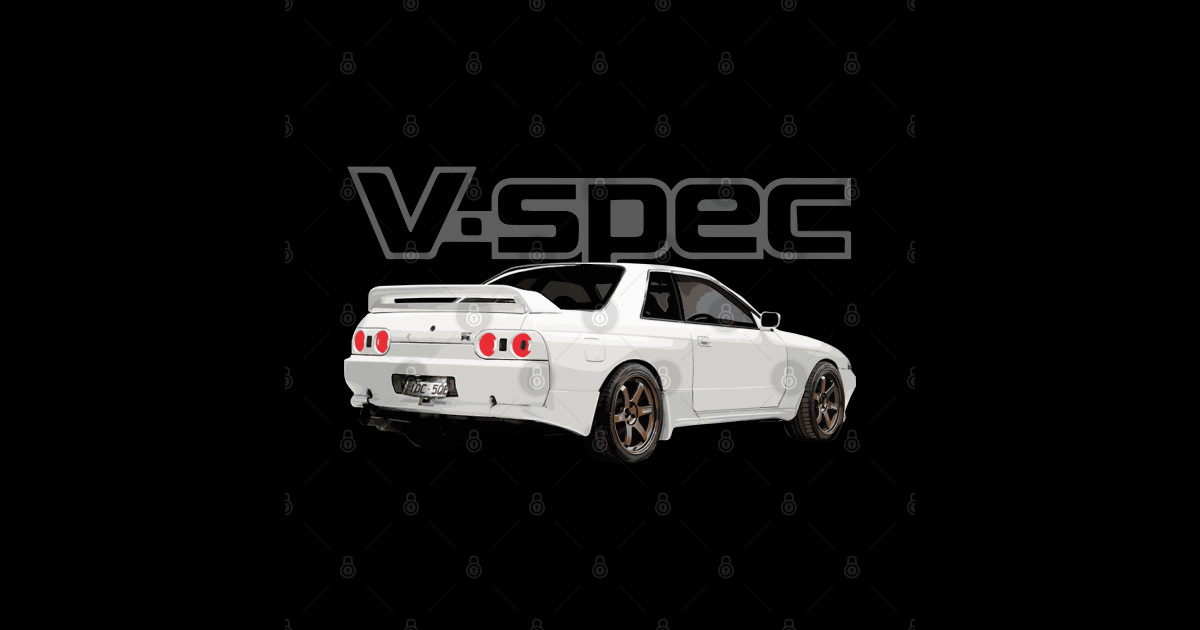R32 GTR V-SPEC II N1 326 CRYSTAL WHITE ON BRONZE TE's - Nissan Skyline ...