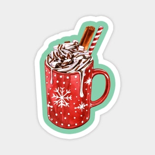 Hot Cocoa Mug Magnet