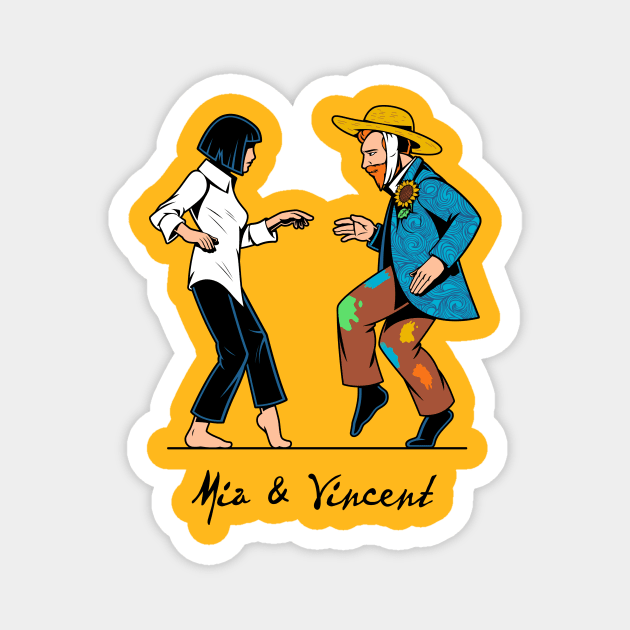 Mia & Vincent Magnet by JayHai