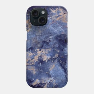 Navy and Blush Pink Stone Phone Case