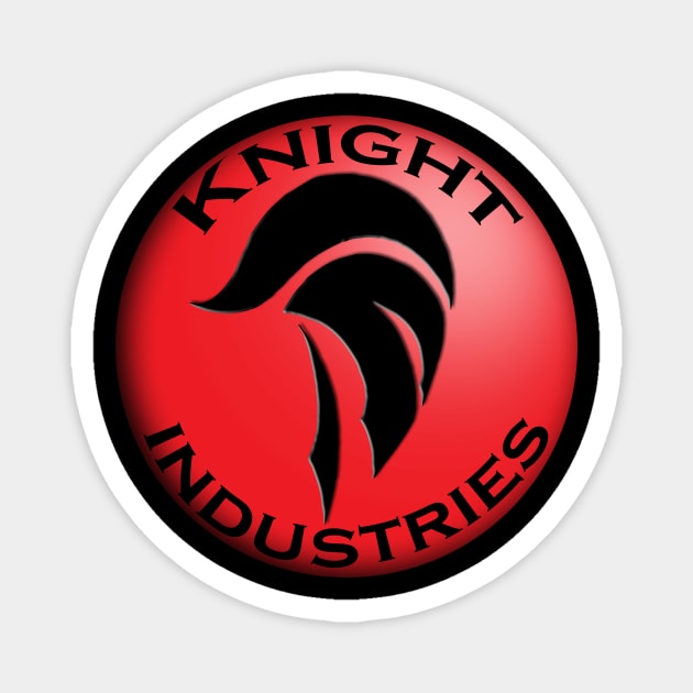 Knight Rider Knight Industries Magnet by DarkArtsStudios