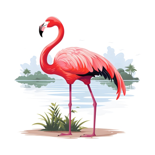 Cool Flamingo by zooleisurelife