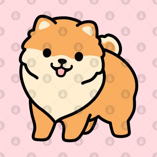 Pomeranian by littlemandyart