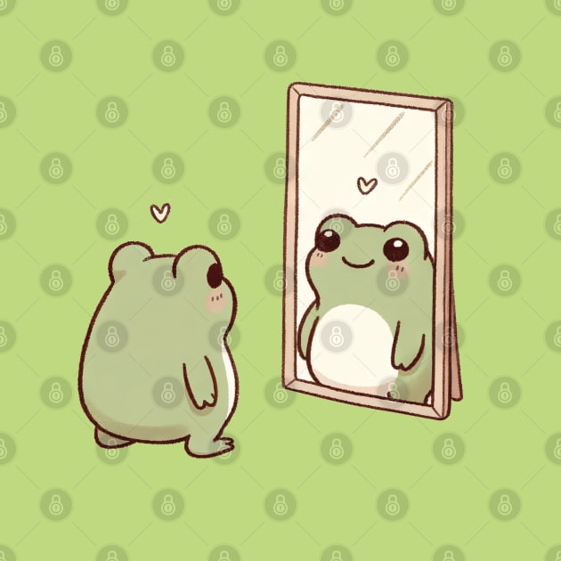 Self-love frog by Neverc00l