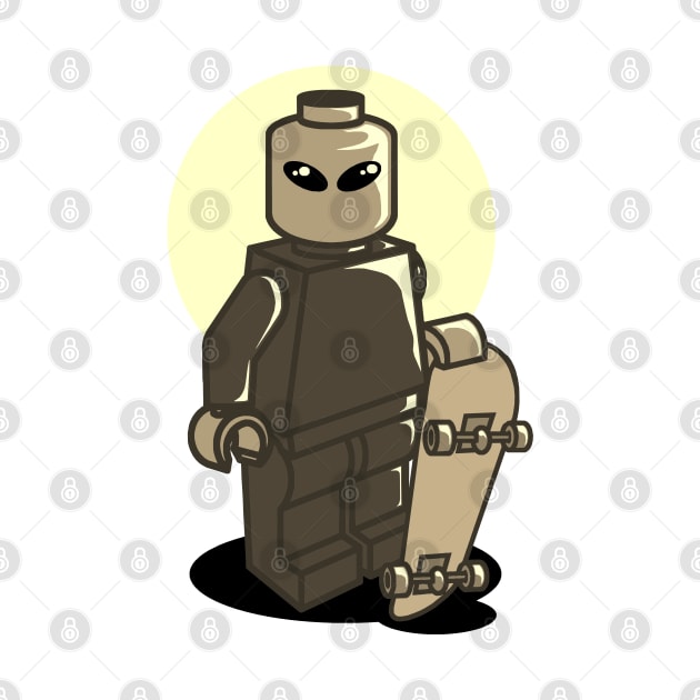 Blocky Style Skater Sepia by Monkey Business Bank