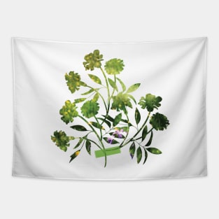 Summer Flowers Bouquet Tapestry