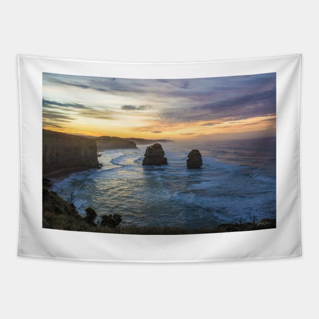 Gog and Magog from the 12 Apostles, Port Campbell National Park, Victoria, Australia. Tapestry by VickiWalsh
