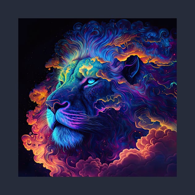 Lion - Cosmic Clouds Series by wumples