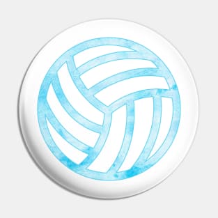 Volleyball Blue Pin