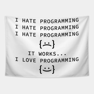 I Hate Programming Tapestry