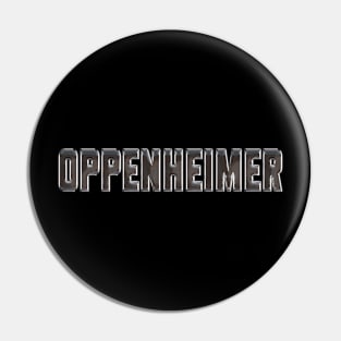 OPPENHEIMER BACK PRINT WITH TITLE IN FRONT Pin