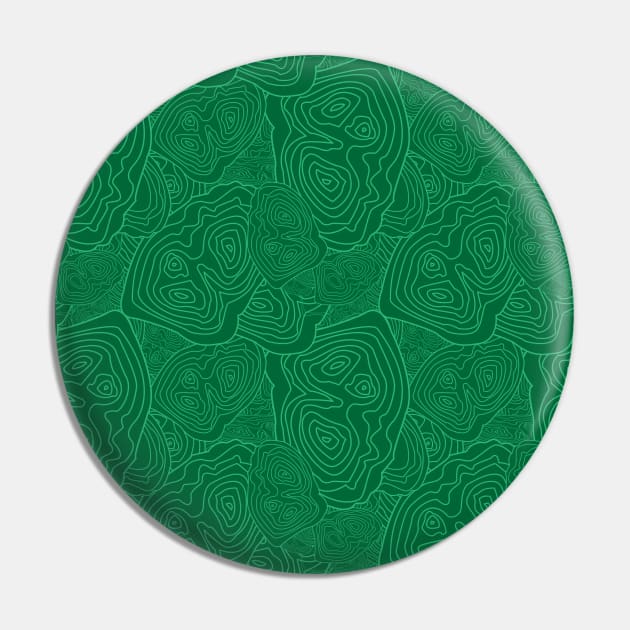 Topographic Map Pattern Green Version Pin by Design_Lawrence