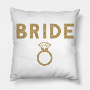 Bride Ring Design Pillow