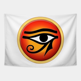 Eye Of Ra On Sun Disk Tapestry