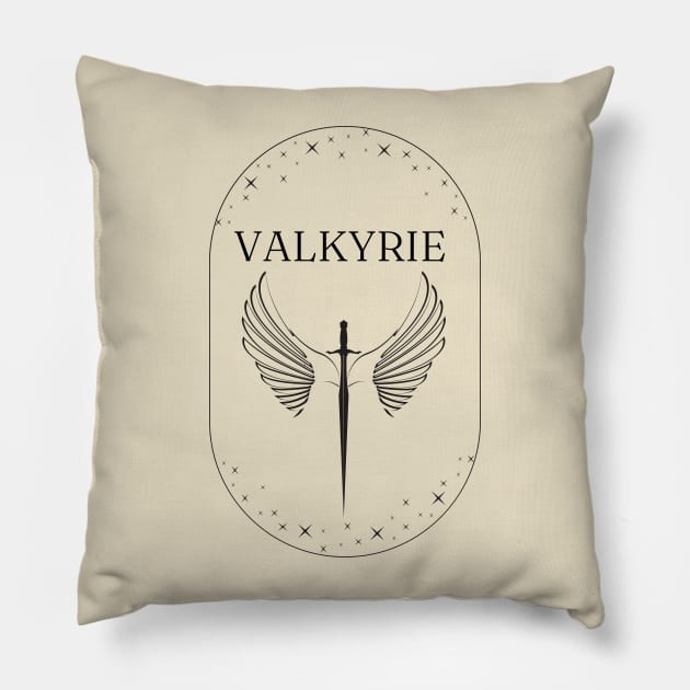 Valkyrie Pillow by Fabled Threads
