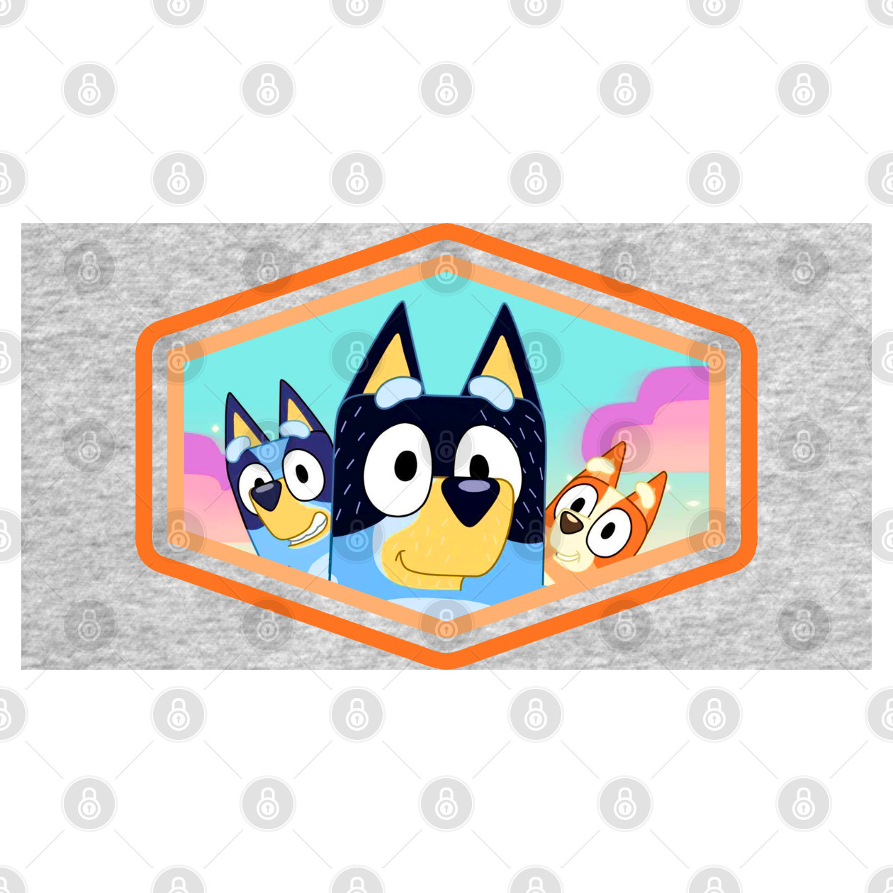 Bluey Family Bluey Baseball T Shirt TeePublic