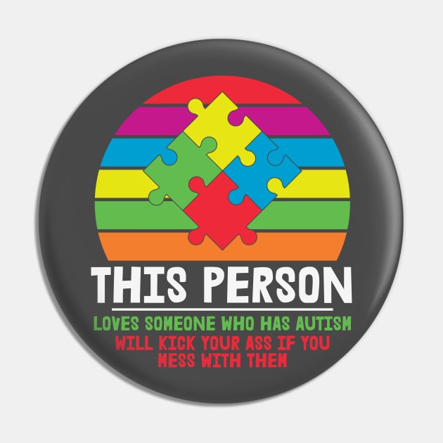 Autism Pin by HappyBird