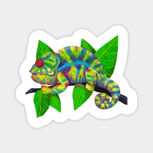 Colorful Chameleon Magnet