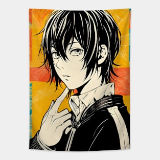 Anime Wonderland: Whimsical Art Prints Featuring Manga-Inspired Designs for Otaku Bliss! Tapestry