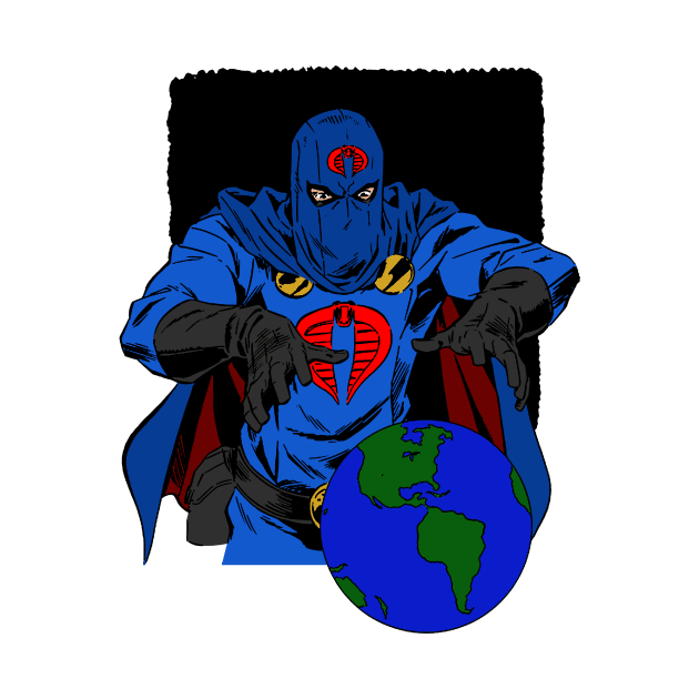 Cobra Commander - Blue by BigOrangeShirtShop