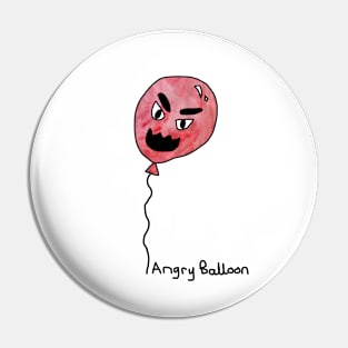 Angry Balloon Pin