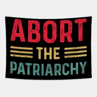 Abort The Patriarchy Feminist Women's Rights Activist Tapestry