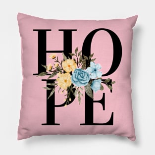 Hope Flowers Pillow