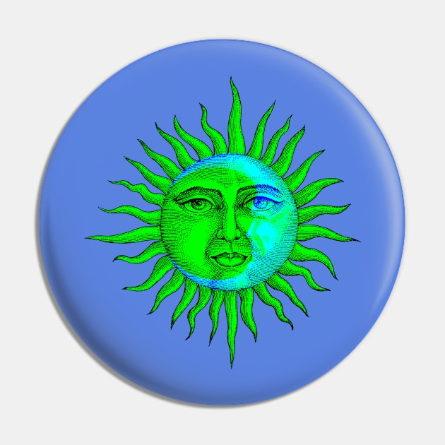 Eclipse Interactive Green&Blue Filter T-Shirt #2 By Red&Blue Pin by RedAndBlue