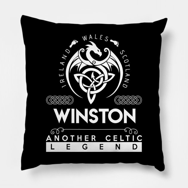 Winston Name T Shirt -  Team Winston Lifetime Member Legend Name Gift Item Tee Pillow by yalytkinyq