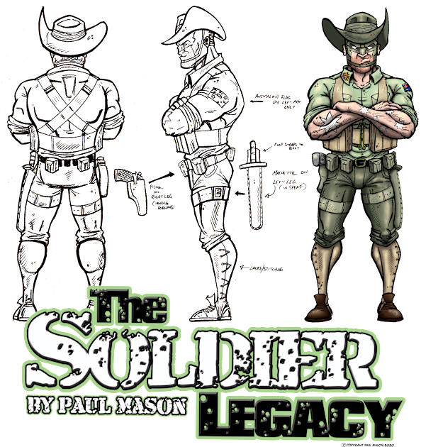 The Soldier Legacy - Turnaround Kids T-Shirt by Mason Comics