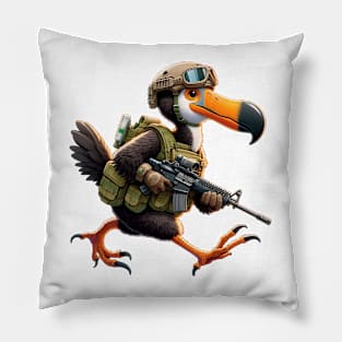 Tactical Dodo Bird Pillow