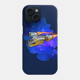 Galaxy space ship Phone Case