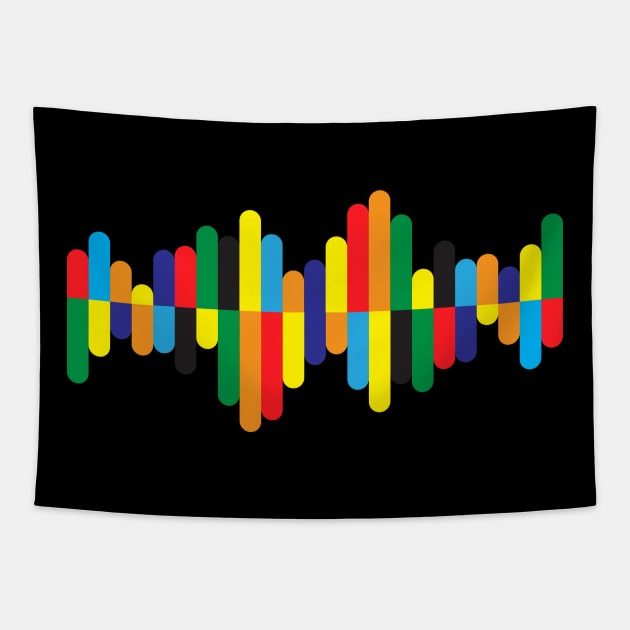 Colorful Column Chart Tapestry by umarhahn