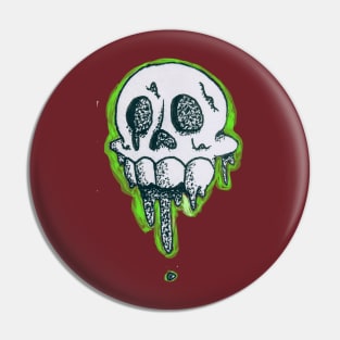 Neon Skull Pin