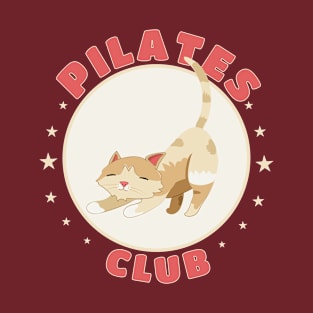 Pilates Club Cat T-Shirt