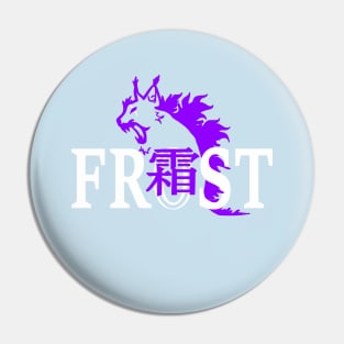 Kattzilla frost gaming merch Pin