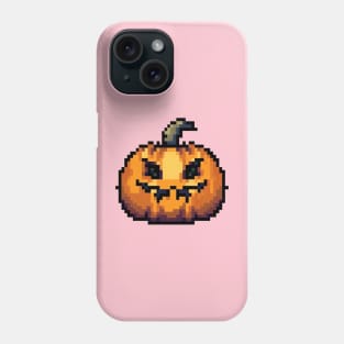 Pumkin Halloween Monster ,Pixel art Phone Case