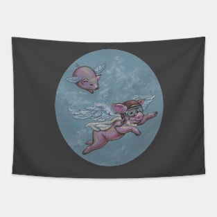 When Pigs Fly (they have ALL the fun!) Tapestry