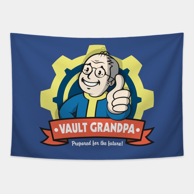 Vault Grandpa Tapestry by Olipop