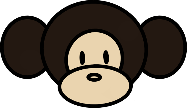 Random Doodles - Monkey Kids T-Shirt by Random Doodles Store