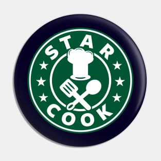 Star Cook Chef I Love Cooking Gift For Wife Cooks And Chefs Pin