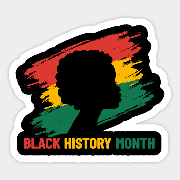 Black history month african american proud africa colorful - Black Month 2021 2022 Black Lives Ma - Sticker