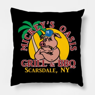Micky's Oasis Grill & BBQ Pillow
