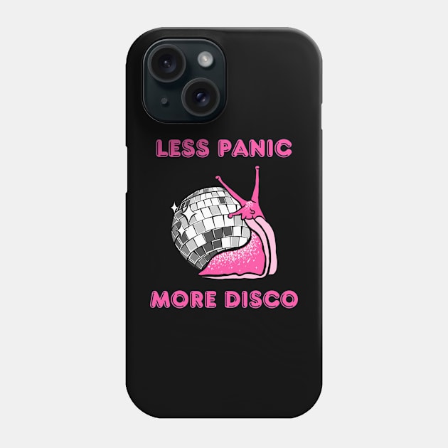 More Disco Snail Less Panic Phone Case by izzyfaye