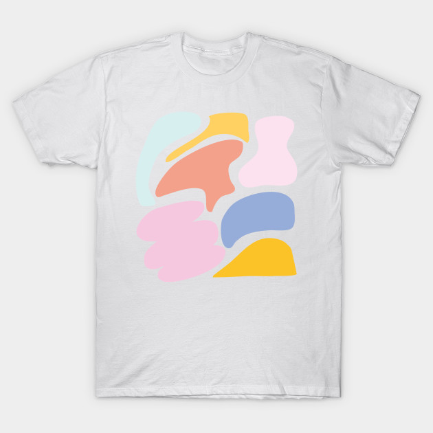 Abstract Shapes In Cute Pastel Colors Abstract Pastel Shapes T