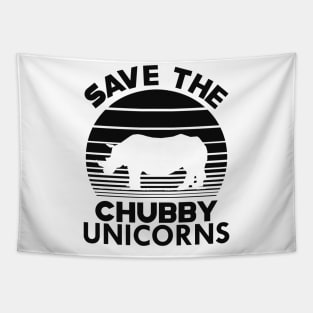 Rhino - Save the chubby unicorn Tapestry