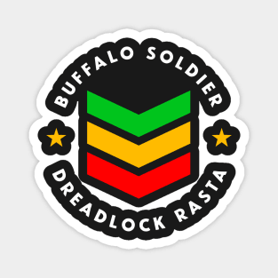 Buffalo Soldier Dreadlock Rasta Reggae Magnet