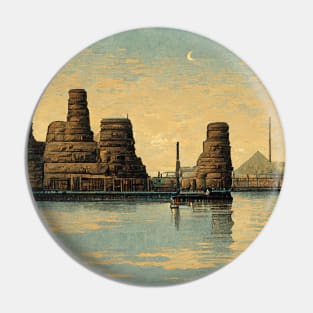 Egyptian Docks Pin