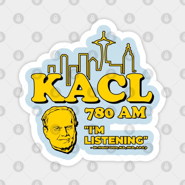 Frasier KACL 780 AM Magnet by darklordpug