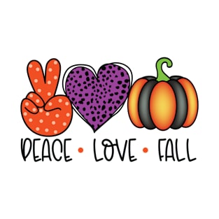 Peace love fall T-Shirt